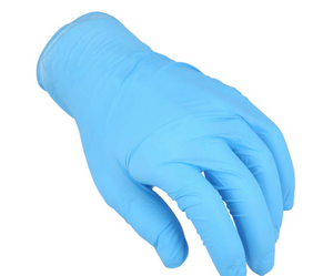Blue Nitrile Powder Free Gloves 4 mil
